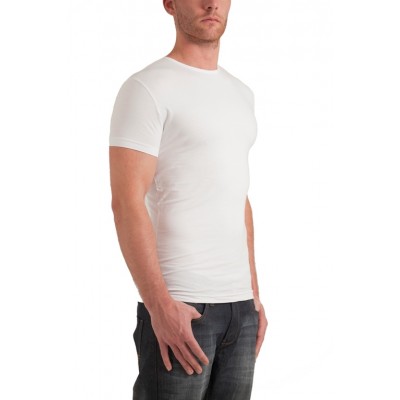 Garage T-Shirt Regular Fit O-Neck White Two Pack (art 0103)