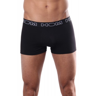 HOM Boxershort Cotton Black (3 Pack)