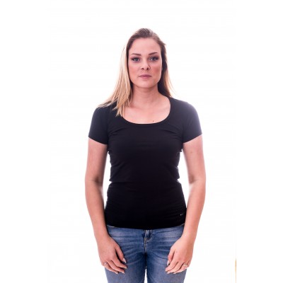 Alan Red Women T-shirt Cindy Black ( art 2002) vrouw Zwart XXL