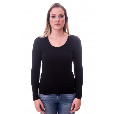 Alan Red Women T-shirt Laura Black ( art 2107) vrouw Zwart XXL