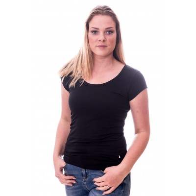 Claesens Women T-Shirt Round neck s/s Black( cl 8015 )