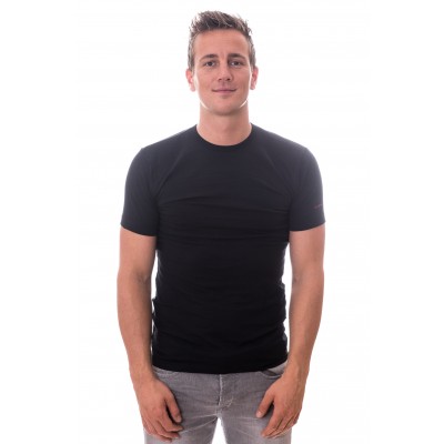 Claesens T-Shirt Slim Fit - Two Pack - Black (CL 1020)