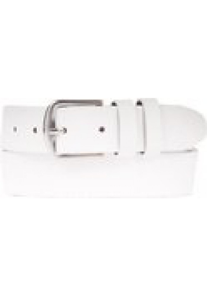 leer weer mixer Petrol Industries Leather Belt (40488) White