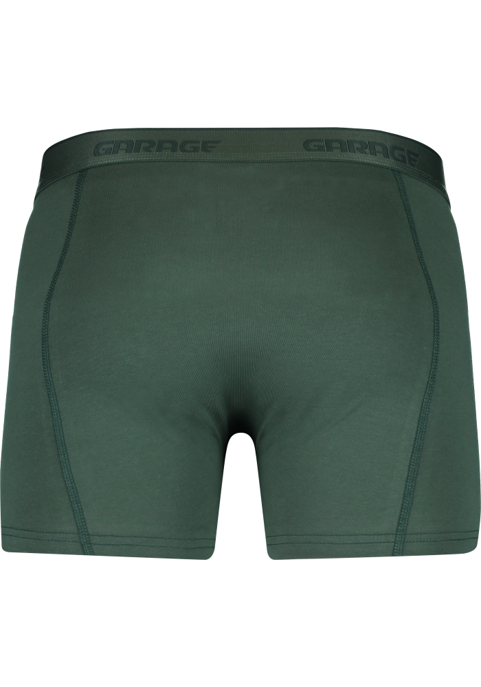 Garage Boxer Short Green Two Pack 0805