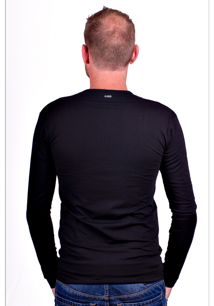 Alan red t 2025 shirt lange mouw