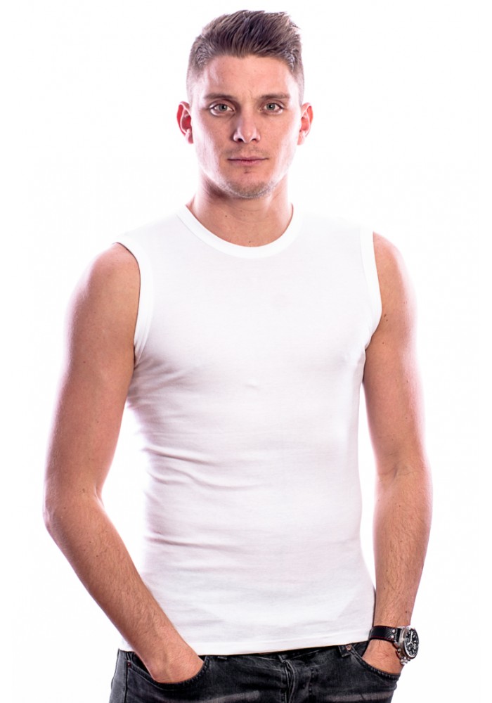 Egoïsme Clan vraag naar Beeren Bodywear Sleeveless Shirt Round Neck White ( 3 pack)