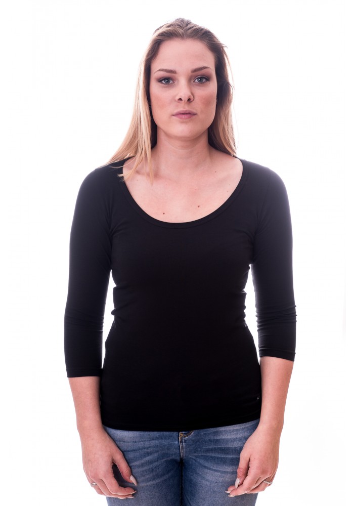 Alan Red Women T-shirt Romy Black ( art 1092)