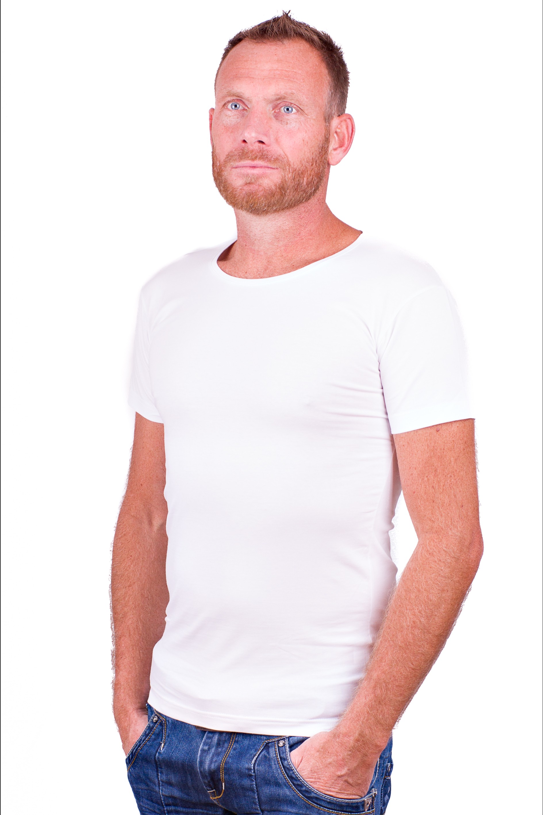 Alan red wit t shirt heren online