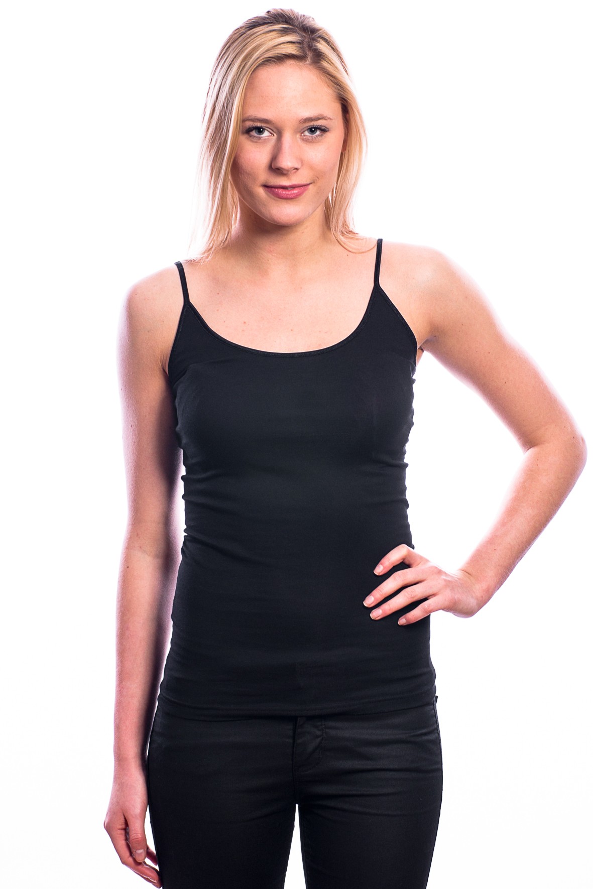 Ten Cate Women Spaghetti Shirt 30198 Black two pack