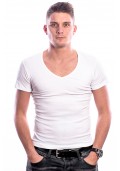 Beeren Men T-Shirt V-Hals Diep Wit