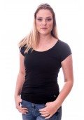 Claesen's Women T-Shirt Round neck s/s Black