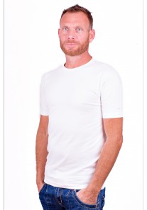Alan Red T-Shirt Ottawa White (Two pack) ( stretch ) 