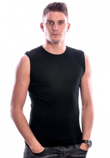 Beeren Bodywear Mouwloos Shirt Ronde hals zwart( 3 Pack) 