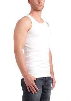 Garage Singlet White 