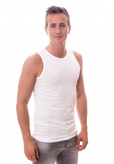 Claesens Singlet stretch white