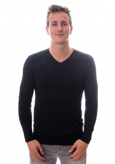 Claesens Men Longsleeve V-neck Navy 