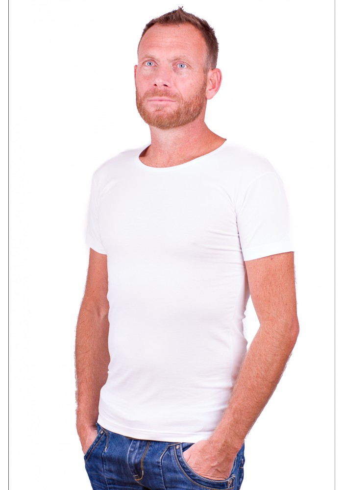 Alan Red T-Shirt No-O White ( two pack ) 