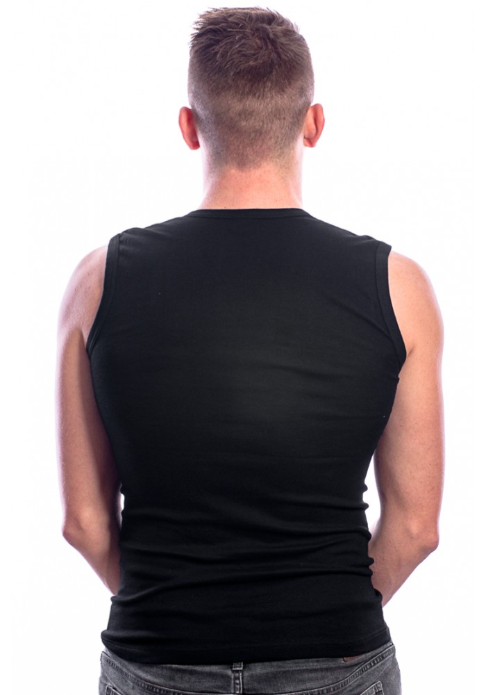 Beeren Bodywear Mouwloos Shirt V-Hals Zwart ( 3 pack)