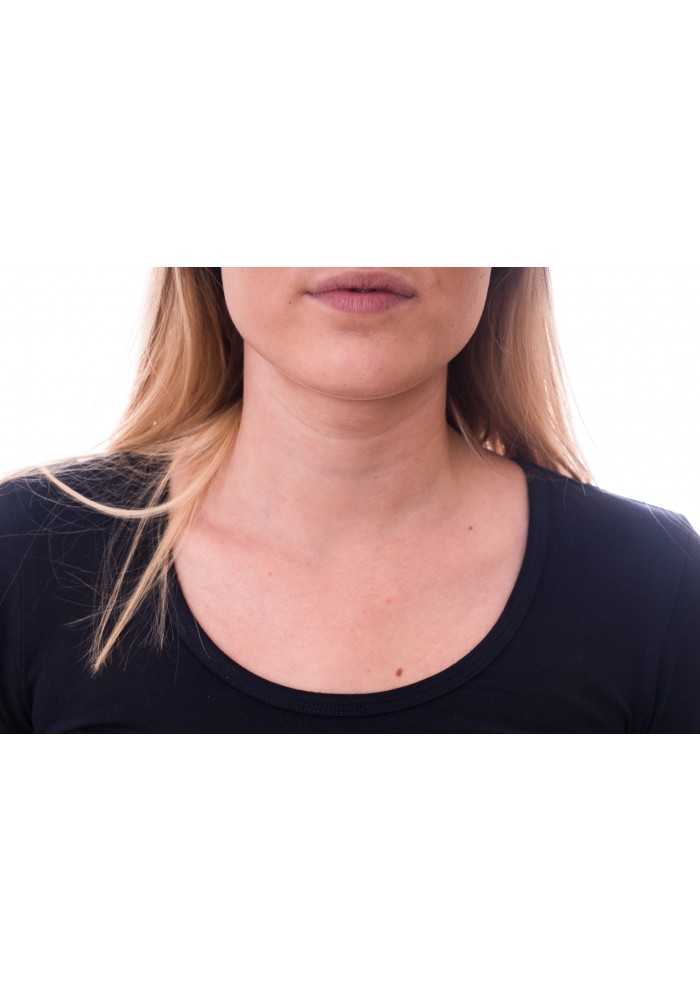 Claesens Women T-shirt o-neck longsleeve Navy Blue( 8016) 