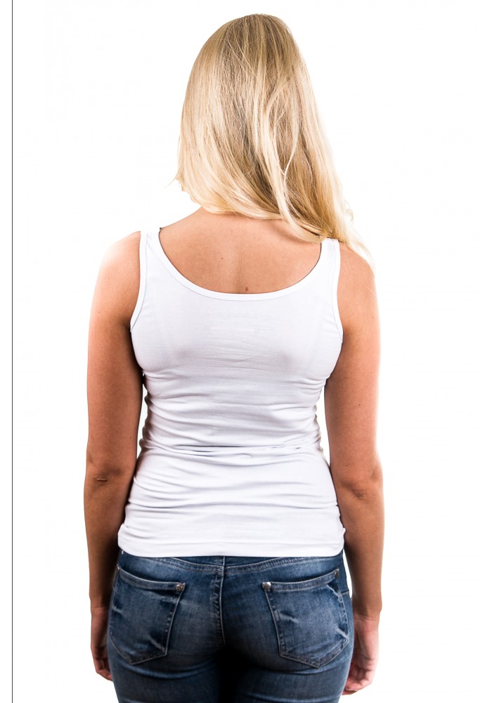 Garage Women Singlet Bodyfit White