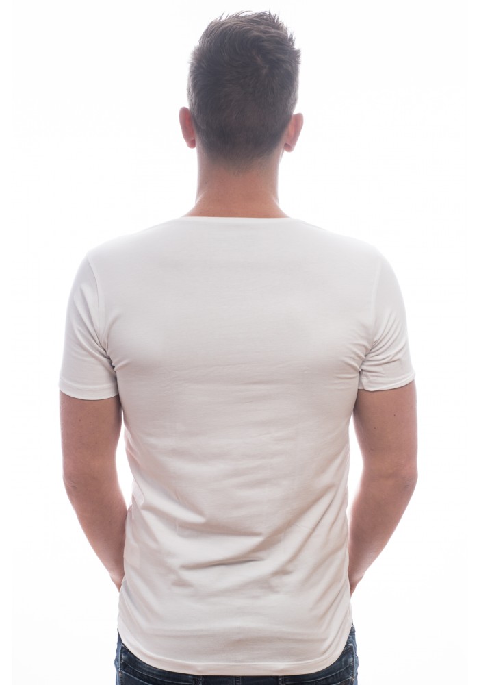 Basic Petrol White Tee