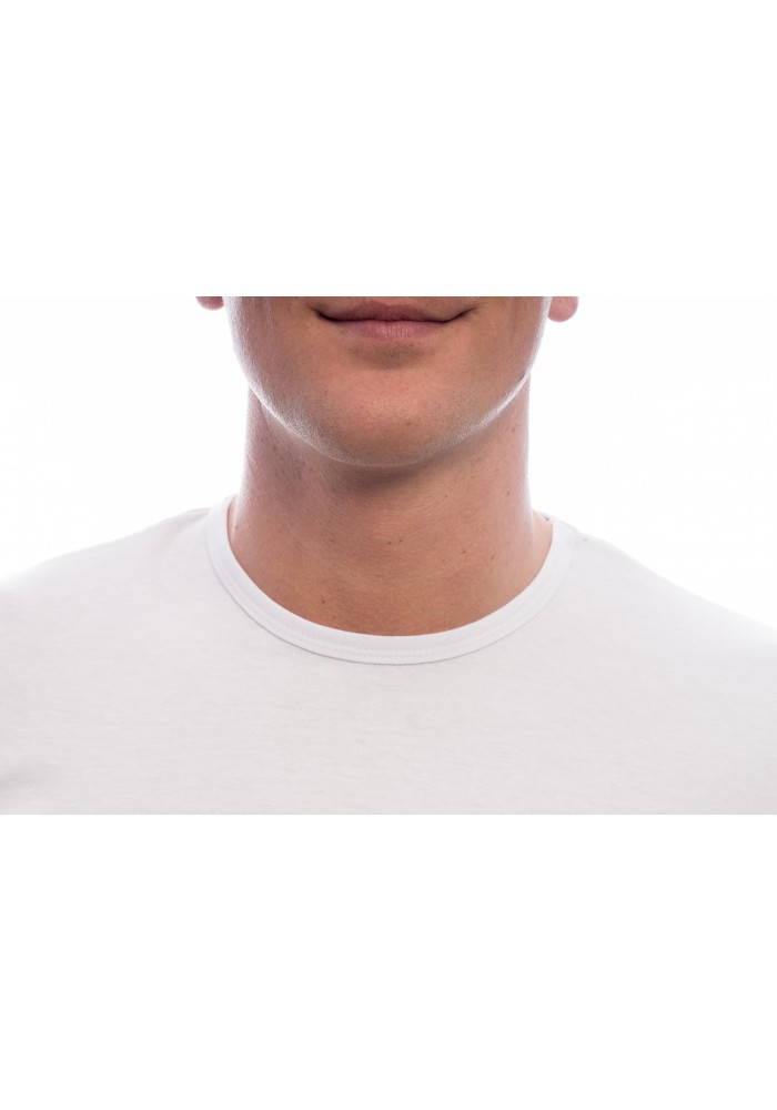 Slater T-Shirt Basic Fit O-neck white EXTRA LONG