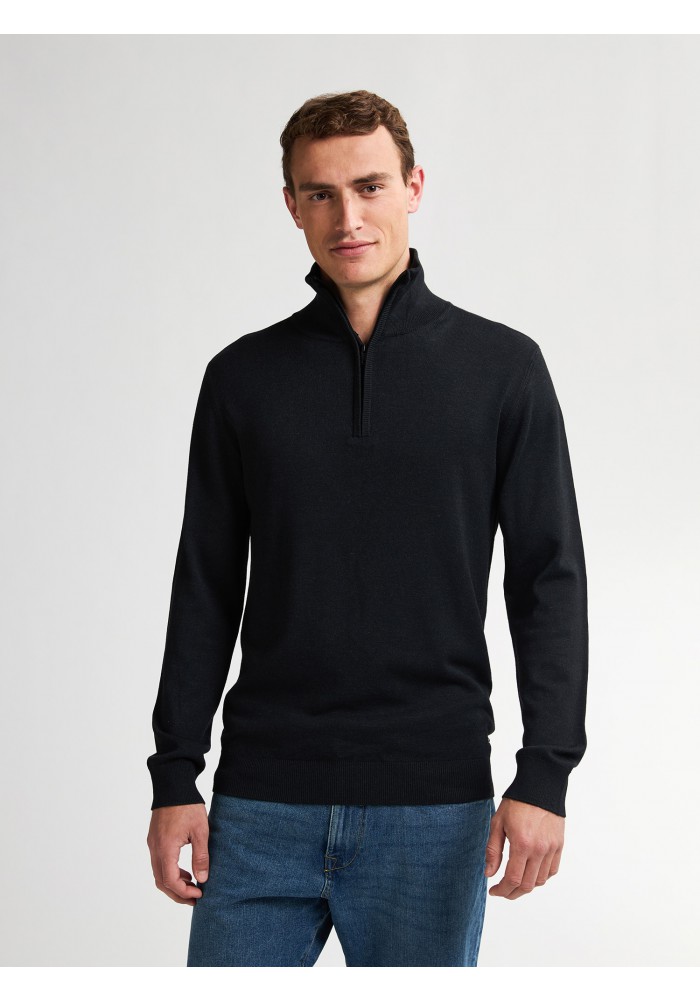 Petrol zip pullover 