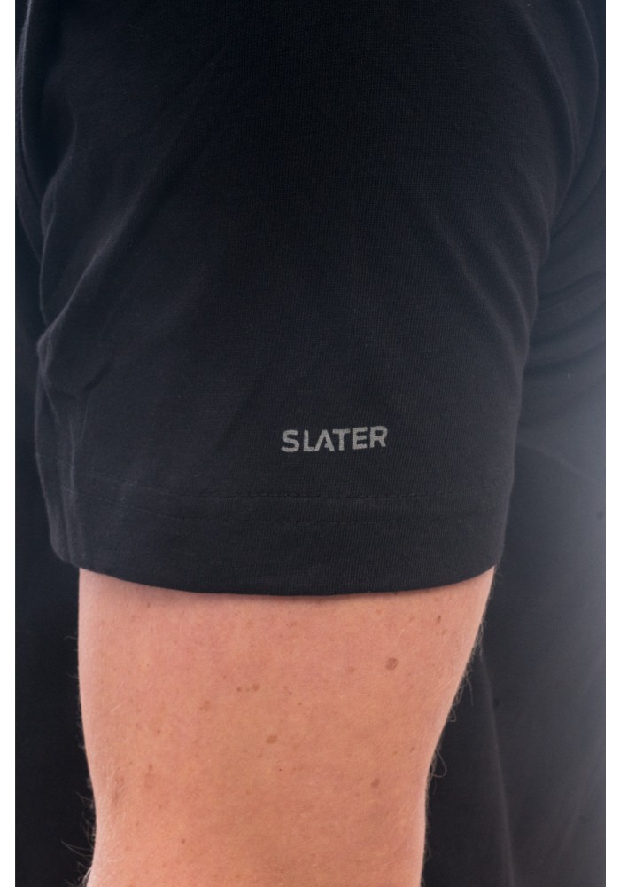 Slater Basic T-Shirt O neck Black 