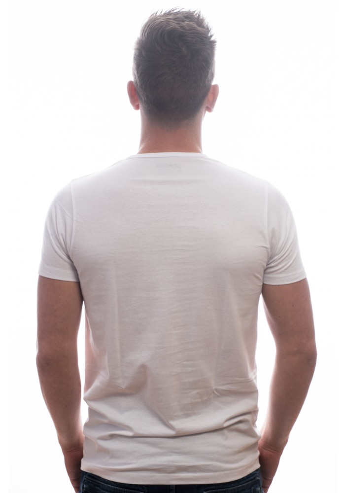 Slater T-Shirt Basic Fit O-neck white EXTRA LONG