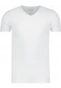 Slater V-Neck T-Shirt Tencel Stretch White (8200)