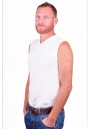 Alan Red Sleeveless Shirt Occident White (Two pack) 