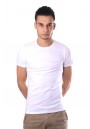 HOM Smart cotton tee Crew Neck White