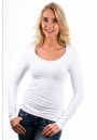 Garage Women Longsleeve T-Shirt Round Neck White ( art 0704) 