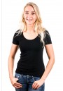 Garage Women T-Shirt Round Neck Black (art 0701)