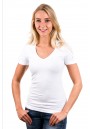 Garage T-Shirt Ladies V-Neck White (art 0702)