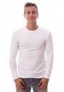 Claesens Longsleeve Round Neck White ( CL 1022) 