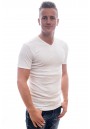 Petrol Industries Men T-Shirt Basic V-Neck White. 