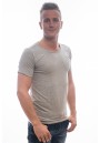 Petrol Industries T-Shirt Basic O-Neck Bodyfit Two Pack Grey
