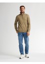 Petrol Men Knitwear Collar Basic - Tan