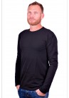 Alan Red Longsleeve stretch round neck Olbia Black 