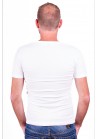 Alan Red T-Shirt No-V White ( two pack ) 