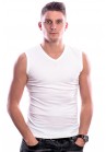 Beeren Bodywear Mouwloos Shirt V-Hals Wit ( 3 pack)