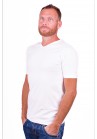 Alan Red T-Shirt V-Hals Oklahoma White 