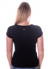 Claesens Women T-Shirt V-hals s/s Black( cl 8010 )