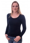 Claesens Women T-shirt o-neck longsleeve Navy Blue( 8016) 