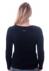 Claesens Women T-shirt o-neck longsleeve Navy Blue( 8016) 