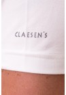 Claesens Stretch T-Shirt Wit V-hals 