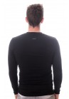 Claesens Men Longsleeve V-neck Black