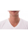 Claesens Stretch T-Shirt Wit V-hals 