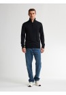 Petrol zip pullover 
